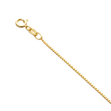 14K Yellow Gold 0.7mm Octava Chain  16-30 Inch Length