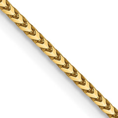 14K Gold 1.1mm Franco Chain Necklace