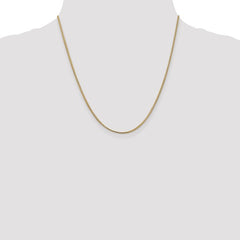 14K Gold 1.1mm Franco Chain Necklace