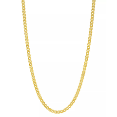 18" Nonna Link Chain Collar Necklace (2.9–10mm) in Solid 14K Gold