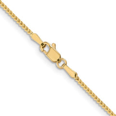 14K Gold 1.1mm Franco Chain Necklace